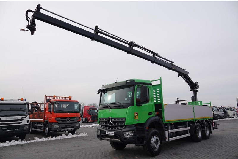 Mercedes-Benz AROCS 2636 / 6x4 / SKRZYNIOWY- 6,5 M / + HDS HIAB 4x wysów: 13 m - Dropside/ Flatbed truck, Crane truck: picture 2 Mercedes-Benz AROCS 2636 / 6x4 / SKRZYNIOWY- 6,5 M / + HDS HIAB 4x wysów: 13 m - Dropside/ Flatbed truck, Crane truck: picture 2
