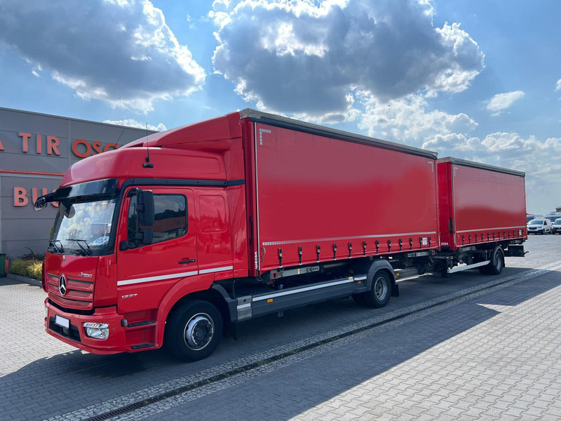 Mercedes-Benz ATEGO 1227 BDF WECHSELFAHRGESTELL CURTAIN PLANE TRAILER 1.HAND - Curtainsider truck: picture 1 Mercedes-Benz ATEGO 1227 BDF WECHSELFAHRGESTELL CURTAIN PLANE TRAILER 1.HAND - Curtainsider truck: picture 1