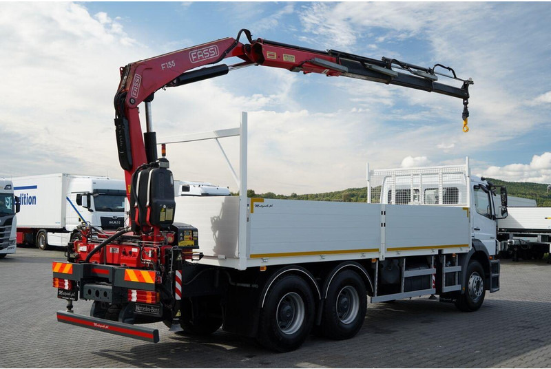 Mercedes-Benz / AXOR 2633 / 6X4 / SKRZYNIOWY - 6,55 M / MOCNA PODŁOGA / HDS FA - Dropside/ Flatbed truck, Crane truck: picture 5 Mercedes-Benz / AXOR 2633 / 6X4 / SKRZYNIOWY - 6,55 M / MOCNA PODŁOGA / HDS FA - Dropside/ Flatbed truck, Crane truck: picture 5