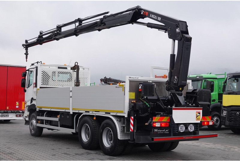 Renault C 380 / 6x4 / SKRZYNIOWY 6,6 m / + HDS HIAB 188 x-hiduo wysów: 1 - Dropside/ Flatbed truck, Crane truck: picture 3 Renault C 380 / 6x4 / SKRZYNIOWY 6,6 m / + HDS HIAB 188 x-hiduo wysów: 1 - Dropside/ Flatbed truck, Crane truck: picture 3