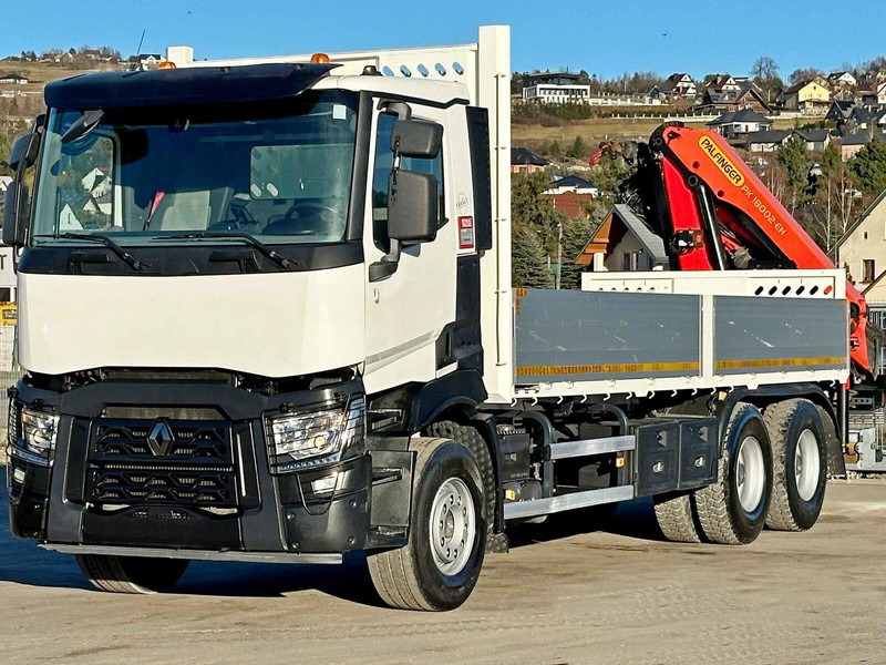 Renault C 380 *PRITSCHE 6,80m * PK 18002-EH C + FUNK*6x4 - Dropside/ Flatbed truck, Crane truck: picture 4 Renault C 380 *PRITSCHE 6,80m * PK 18002-EH C + FUNK*6x4 - Dropside/ Flatbed truck, Crane truck: picture 4