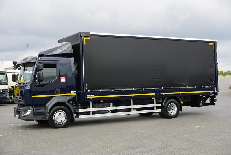 Renault D 16 / 280 / ACC / E 6 / BURTOFIRANKA + WINDA / ŁAD. 8 580 KG / - Curtainsider truck: picture 3 Renault D 16 / 280 / ACC / E 6 / BURTOFIRANKA + WINDA / ŁAD. 8 580 KG / - Curtainsider truck: picture 3