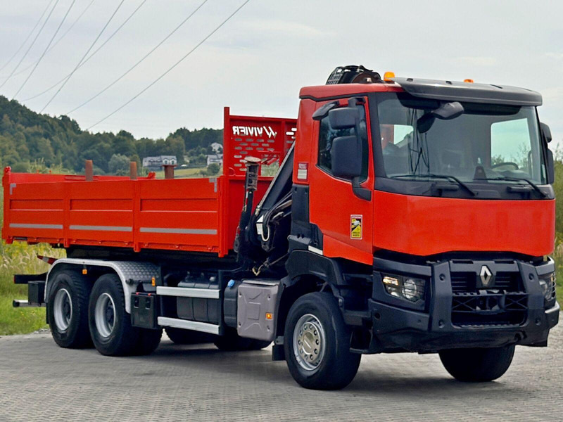 Renault K 380 * HIAB 144 BS - 3 HIDUO + FUNK * 6x4 * TOP - Tipper, Crane truck: picture 4 Renault K 380 * HIAB 144 BS - 3 HIDUO + FUNK * 6x4 * TOP - Tipper, Crane truck: picture 4
