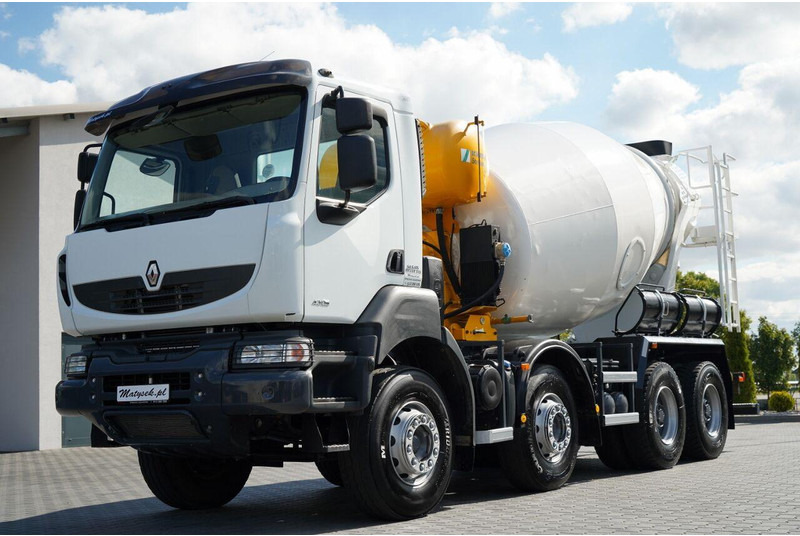 Renault KERAX 430 DXI / EURO 5 / 8X4 / BETONOMIESZARKA / 9 m3 / SCHWING - Concrete mixer truck: picture 4 Renault KERAX 430 DXI / EURO 5 / 8X4 / BETONOMIESZARKA / 9 m3 / SCHWING - Concrete mixer truck: picture 4