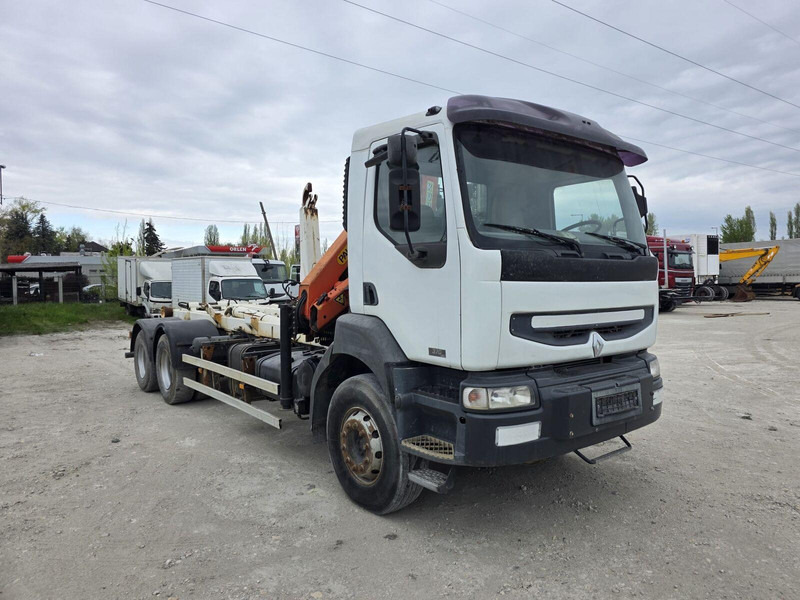 Renault Kerax 370 DCi - Palfinger PKK 8500 Crane - Multilift - Hook lift truck, Crane truck: picture 1 Renault Kerax 370 DCi - Palfinger PKK 8500 Crane - Multilift - Hook lift truck, Crane truck: picture 1