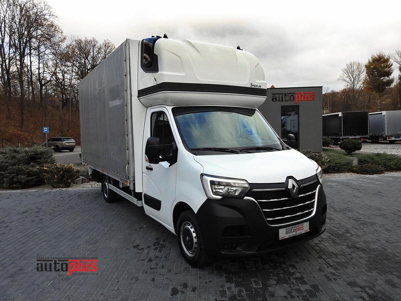 Renault MASTER PLANDEKA 10 PALET WEBASTO TEMPOMAT KLIMATYZACJA LEDY PNEU - Box truck: picture 1 Renault MASTER PLANDEKA 10 PALET WEBASTO TEMPOMAT KLIMATYZACJA LEDY PNEU - Box truck: picture 1