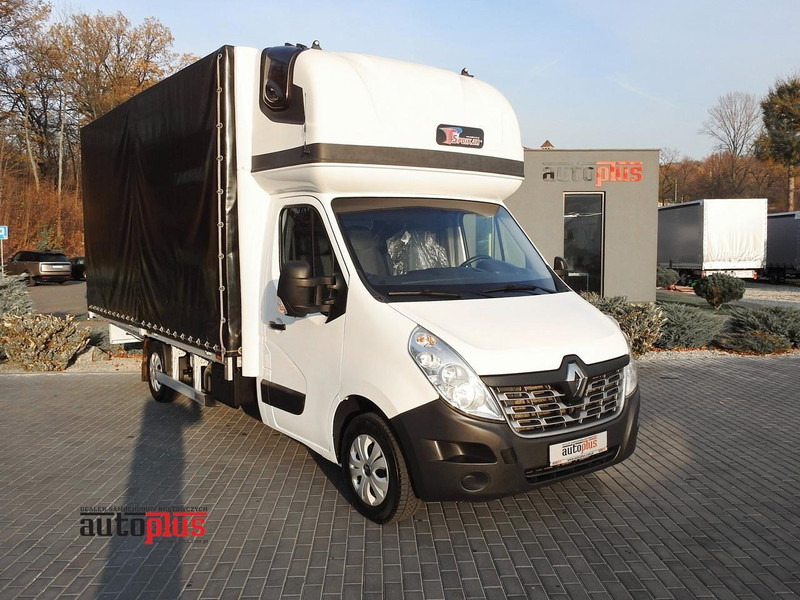 Renault MASTER PLANDEKA 10 PALET WEBASTO TEMPOMAT KLIMATYZACJA PNEUMATYK - Box truck: picture 1 Renault MASTER PLANDEKA 10 PALET WEBASTO TEMPOMAT KLIMATYZACJA PNEUMATYK - Box truck: picture 1