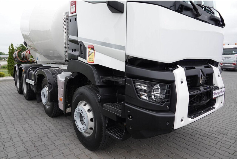 Renault T 460 / 8X4 / BETONOMIESZARKA / GRUSZKA 9M3 / IMER / ALUFELGI / - Concrete mixer truck: picture 5 Renault T 460 / 8X4 / BETONOMIESZARKA / GRUSZKA 9M3 / IMER / ALUFELGI / - Concrete mixer truck: picture 5