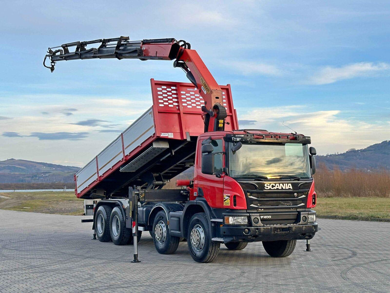 Scania P 400 - Tipper, Crane truck: picture 2 Scania P 400 - Tipper, Crane truck: picture 2
