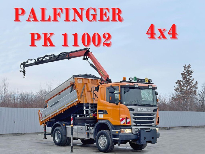 Scania R 420 * PK 11002/FUNK * sandblaste - Tipper, Crane truck: picture 1 Scania R 420 * PK 11002/FUNK * sandblaste - Tipper, Crane truck: picture 1