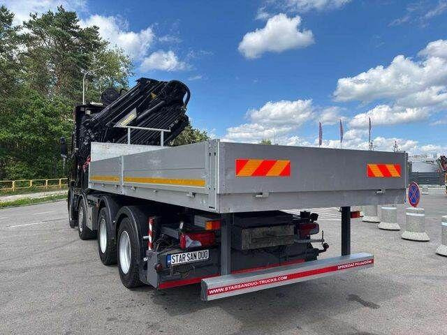 Dropside/ Flatbed truck, Crane truck Scania R560 8x2 PALFINGER PK 92002 SH Fly Jib Winch 5t: picture 6