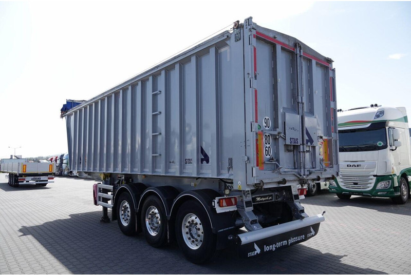 Stas WYWROTKA 43 m3 / ALUMINIOWA / OŚ PODNOSZONA / ALUFELGI - Tipper semi-trailer: picture 4 Stas WYWROTKA 43 m3 / ALUMINIOWA / OŚ PODNOSZONA / ALUFELGI - Tipper semi-trailer: picture 4