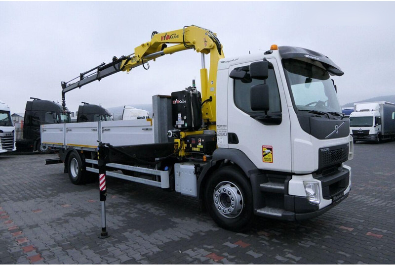 Dropside/ Flatbed truck, Crane truck Volvo FE 280: picture 10 Dropside/ Flatbed truck, Crane truck Volvo FE 280: picture 10