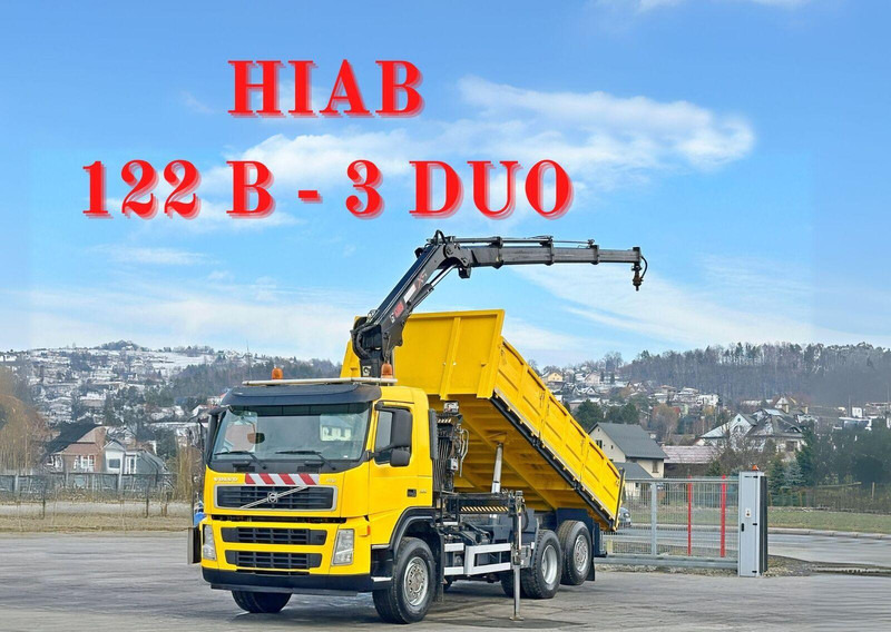 Volvo FM 330 Kipper 5,50m*HIAB 122 B -3 DUO*TOPZUSTAND - Tipper, Crane truck: picture 1 Volvo FM 330 Kipper 5,50m*HIAB 122 B -3 DUO*TOPZUSTAND - Tipper, Crane truck: picture 1