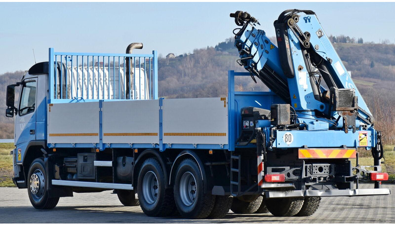 Dropside/ Flatbed truck, Crane truck Volvo FM 410: picture 7