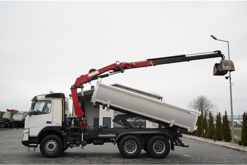 Volvo FMX 380 / 6x4 / WYWROTKA + HDS HMF 1820 K2 / HYDROBURTA / STEROW - Tipper, Crane truck: picture 2 Volvo FMX 380 / 6x4 / WYWROTKA + HDS HMF 1820 K2 / HYDROBURTA / STEROW - Tipper, Crane truck: picture 2