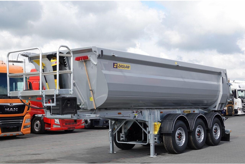 ZASŁAW WYWROTKA 26 m3 / FABRYCZNIE NOWA / STALOWA / RYNNA WANNA HP / OŚ - Tipper semi-trailer: picture 3 ZASŁAW WYWROTKA 26 m3 / FABRYCZNIE NOWA / STALOWA / RYNNA WANNA HP / OŚ - Tipper semi-trailer: picture 3