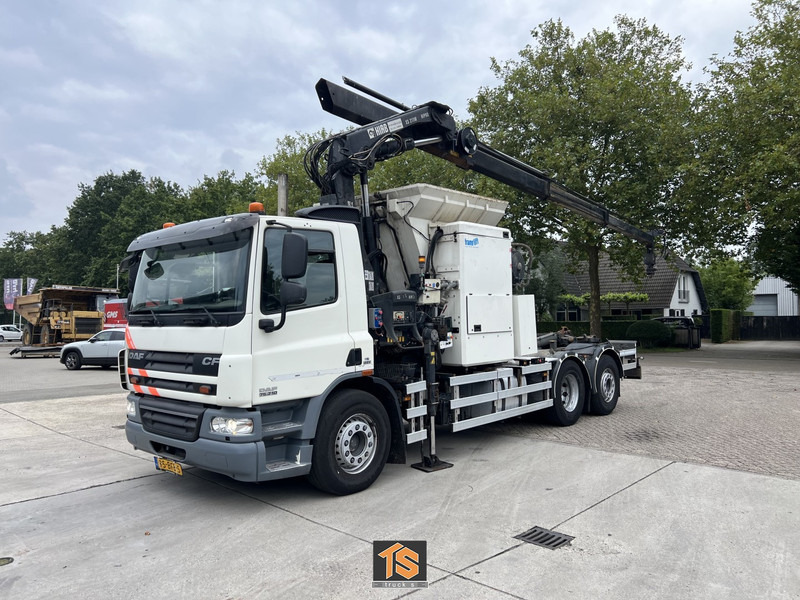 DAF FAN CF KRAN - PERS - VUILNIS - MULDE WAGEN - TOP. TRUCK - Cable system truck, Crane truck: picture 1 DAF FAN CF KRAN - PERS - VUILNIS - MULDE WAGEN - TOP. TRUCK - Cable system truck, Crane truck: picture 1
