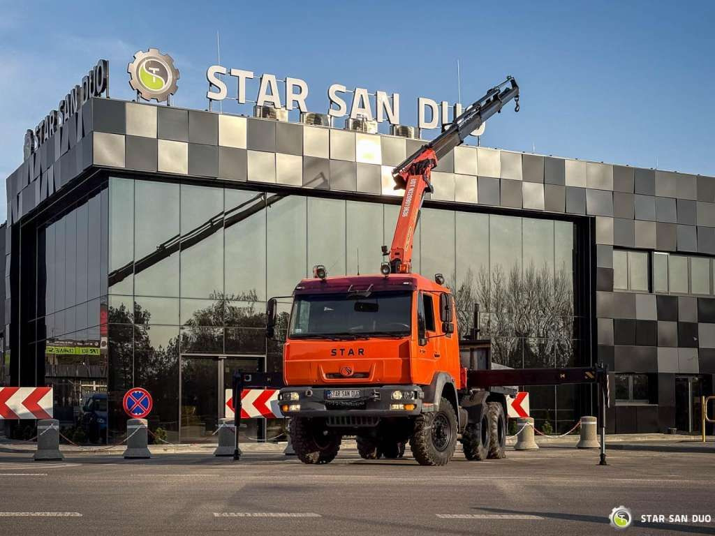 MAN STAR 266 MAN 6x6 PALFINGER PK 18001 Crane Kran - Crane truck: picture 1 MAN STAR 266 MAN 6x6 PALFINGER PK 18001 Crane Kran - Crane truck: picture 1