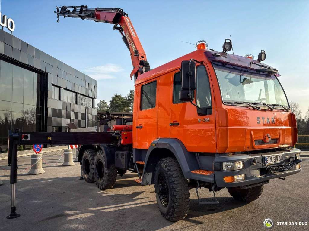 MAN STAR 266 MAN 6x6 PALFINGER PK 18001 Crane Kran - Crane truck: picture 4 MAN STAR 266 MAN 6x6 PALFINGER PK 18001 Crane Kran - Crane truck: picture 4