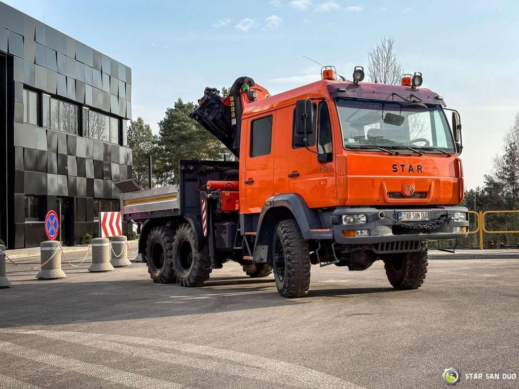 MAN STAR 266 MAN 6x6 PALFINGER PK 18001 Crane Kran - Crane truck: picture 3 MAN STAR 266 MAN 6x6 PALFINGER PK 18001 Crane Kran - Crane truck: picture 3
