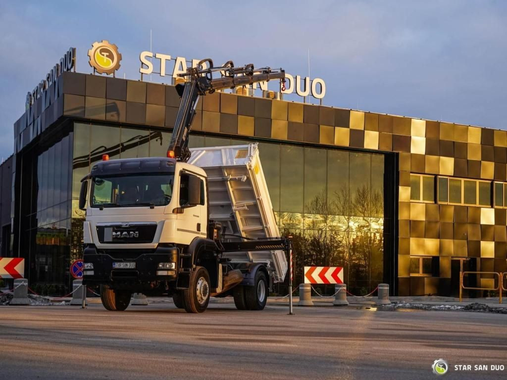 MAN TGS 18.360 4x4 HIAB 144 E-4 Crane Kipper - Tipper: picture 1 MAN TGS 18.360 4x4 HIAB 144 E-4 Crane Kipper - Tipper: picture 1