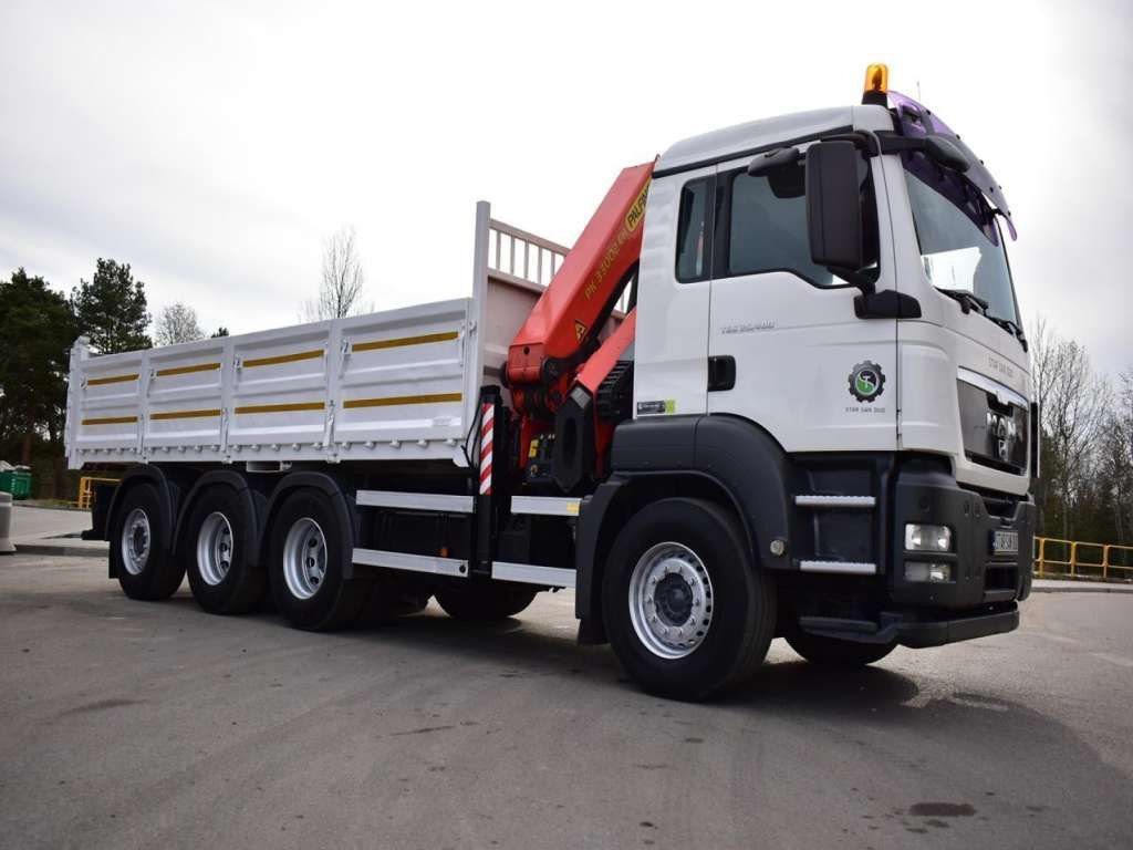 MAN TGS 35.400 8X4 PALFINGER PK 33002 CRANE KIPPER - Crane truck: picture 3 MAN TGS 35.400 8X4 PALFINGER PK 33002 CRANE KIPPER - Crane truck: picture 3