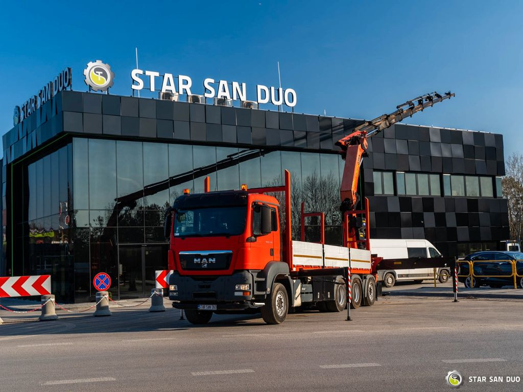 MAN TGS 35.400 PALFINGER PK 44002 WINCH TRIDEM KRAN - Crane truck, Dropside/ Flatbed truck: picture 1 MAN TGS 35.400 PALFINGER PK 44002 WINCH TRIDEM KRAN - Crane truck, Dropside/ Flatbed truck: picture 1