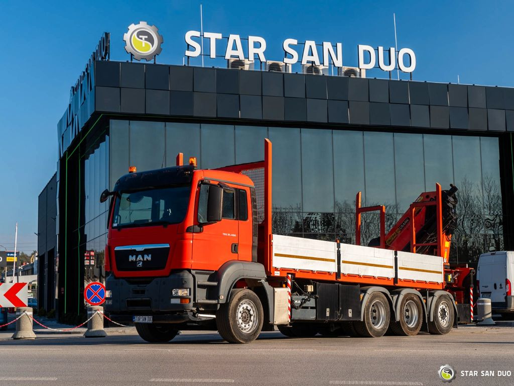 MAN TGS 35.400 PALFINGER PK 44002 WINCH TRIDEM KRAN - Crane truck, Dropside/ Flatbed truck: picture 3 MAN TGS 35.400 PALFINGER PK 44002 WINCH TRIDEM KRAN - Crane truck, Dropside/ Flatbed truck: picture 3