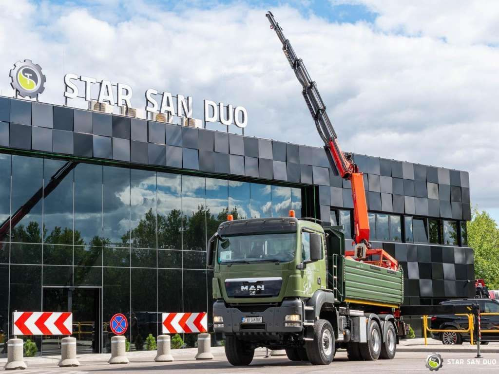 MAN TGS 35.480 PALFINGER PK 20002 HDS Grapple Tippe - Crane truck: picture 2 MAN TGS 35.480 PALFINGER PK 20002 HDS Grapple Tippe - Crane truck: picture 2