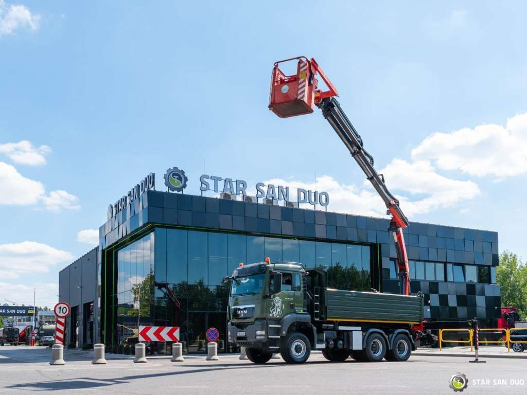 MAN TGS 35.480 PALFINGER PK 20002 HDS Grapple Tippe - Crane truck: picture 5 MAN TGS 35.480 PALFINGER PK 20002 HDS Grapple Tippe - Crane truck: picture 5