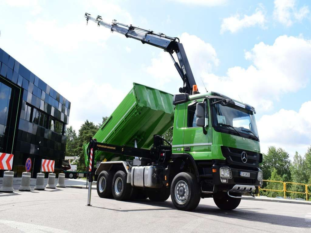 Mercedes-Benz  ACTROS 3346 6x6 HIAB 244EP-4 Crane Kipper - Tipper: picture 2 Mercedes-Benz  ACTROS 3346 6x6 HIAB 244EP-4 Crane Kipper - Tipper: picture 2