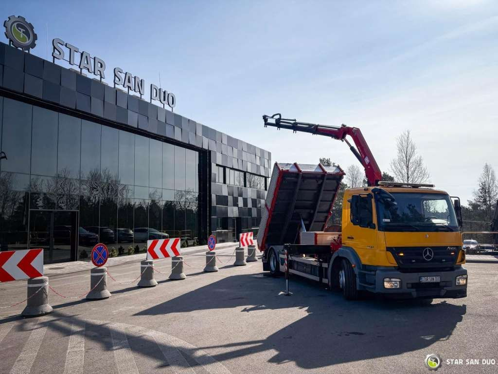 Mercedes-Benz AXOR 1824 4x2 HMF 975 HDS Crane Rotator Kipper Mercedes-Benz AXOR 1824 4x2 HMF 975 HDS Crane Rotator Kipper - Crane truck, Tipper: picture 5 Mercedes-Benz AXOR 1824 4x2 HMF 975 HDS Crane Rotator Kipper Mercedes-Benz AXOR 1824 4x2 HMF 975 HDS Crane Rotator Kipper - Crane truck, Tipper: picture 5