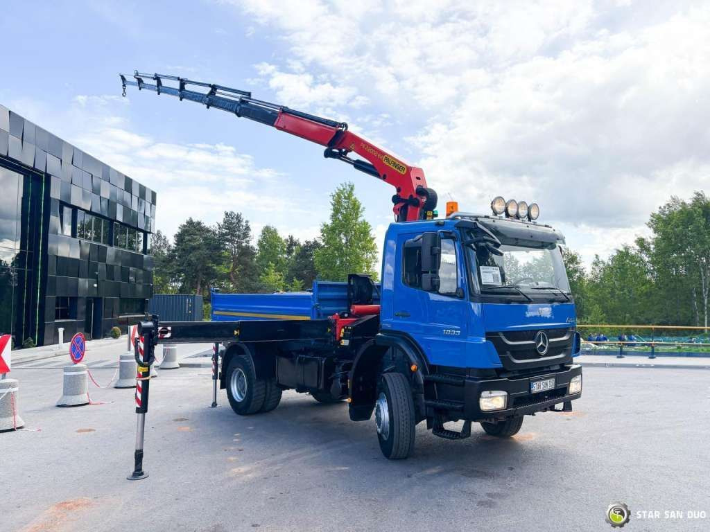 Mercedes-Benz  AXOR 1833 4x4 Palfinger PK 22002 EH Crane Winch - Tipper: picture 2 Mercedes-Benz  AXOR 1833 4x4 Palfinger PK 22002 EH Crane Winch - Tipper: picture 2