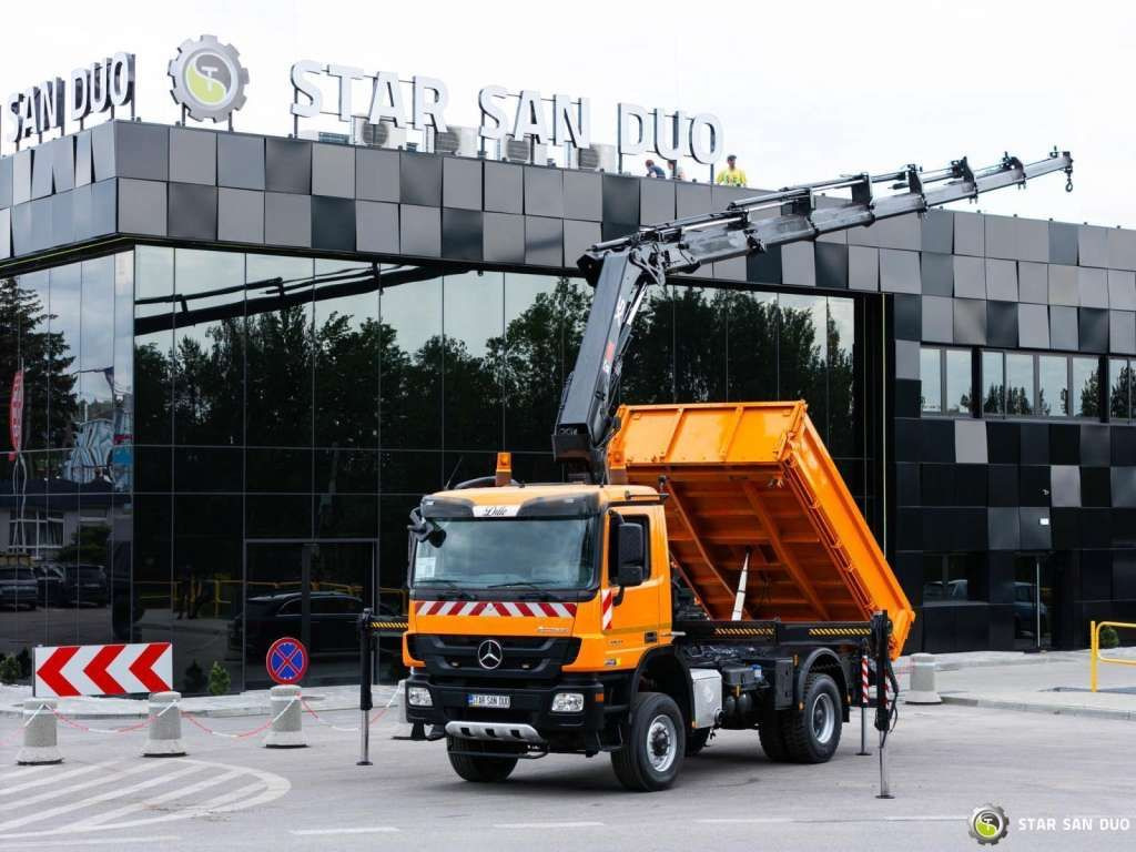 Mercedes-Benz  Actros 1841 AK 4x4 Hiab 288E-7 Crane Kipper - Tipper: picture 1 Mercedes-Benz  Actros 1841 AK 4x4 Hiab 288E-7 Crane Kipper - Tipper: picture 1