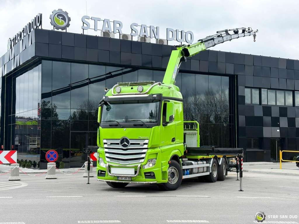 Mercedes-Benz Actros 6x2 HMF 3220 K7 Crane Mercedes-Benz Actros 6x2 HMF 3220 K7 Crane - Crane truck, Dropside/ Flatbed truck: picture 1 Mercedes-Benz Actros 6x2 HMF 3220 K7 Crane Mercedes-Benz Actros 6x2 HMF 3220 K7 Crane - Crane truck, Dropside/ Flatbed truck: picture 1