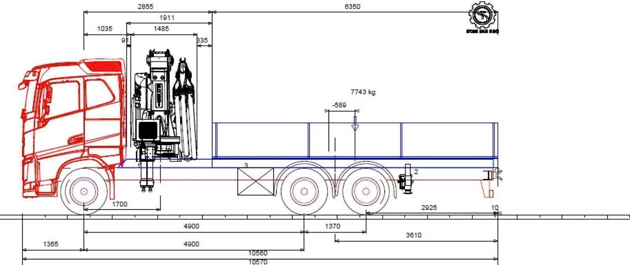 Crane truck : picture 14 Crane truck : picture 14