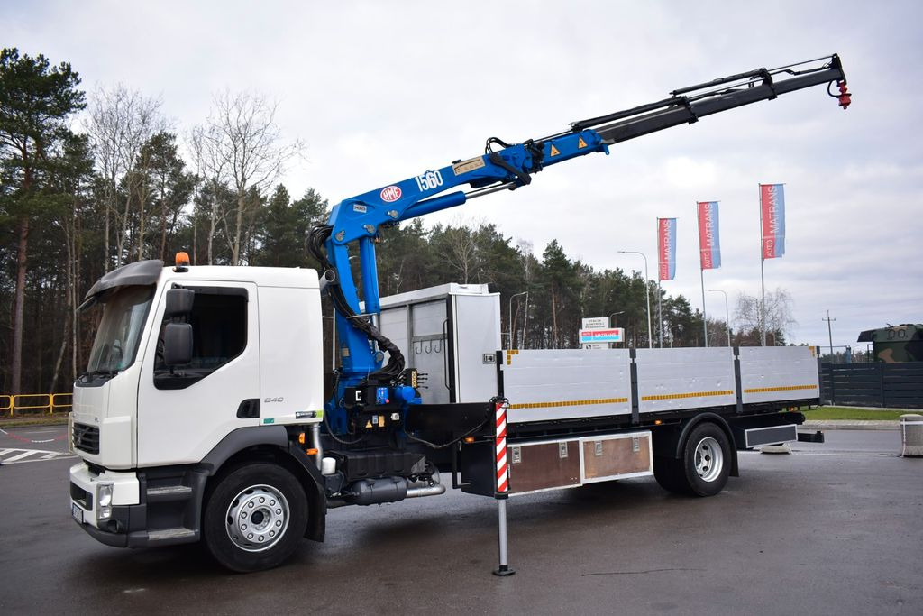 Volvo FE 280 4x2 HMF 1560 K3 kran Rotator CRAN - Crane truck, Dropside/ Flatbed truck: picture 2 Volvo FE 280 4x2 HMF 1560 K3 kran Rotator CRAN - Crane truck, Dropside/ Flatbed truck: picture 2