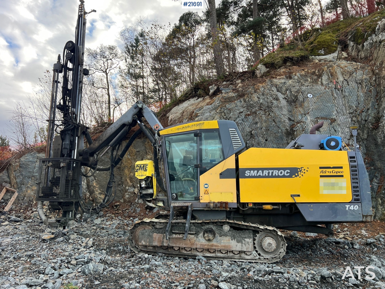 Atlas Copco Smartroc T40-11 borerigg m/2540 hammer,CME sliper og gps - Drilling rig: picture 1 Atlas Copco Smartroc T40-11 borerigg m/2540 hammer,CME sliper og gps - Drilling rig: picture 1