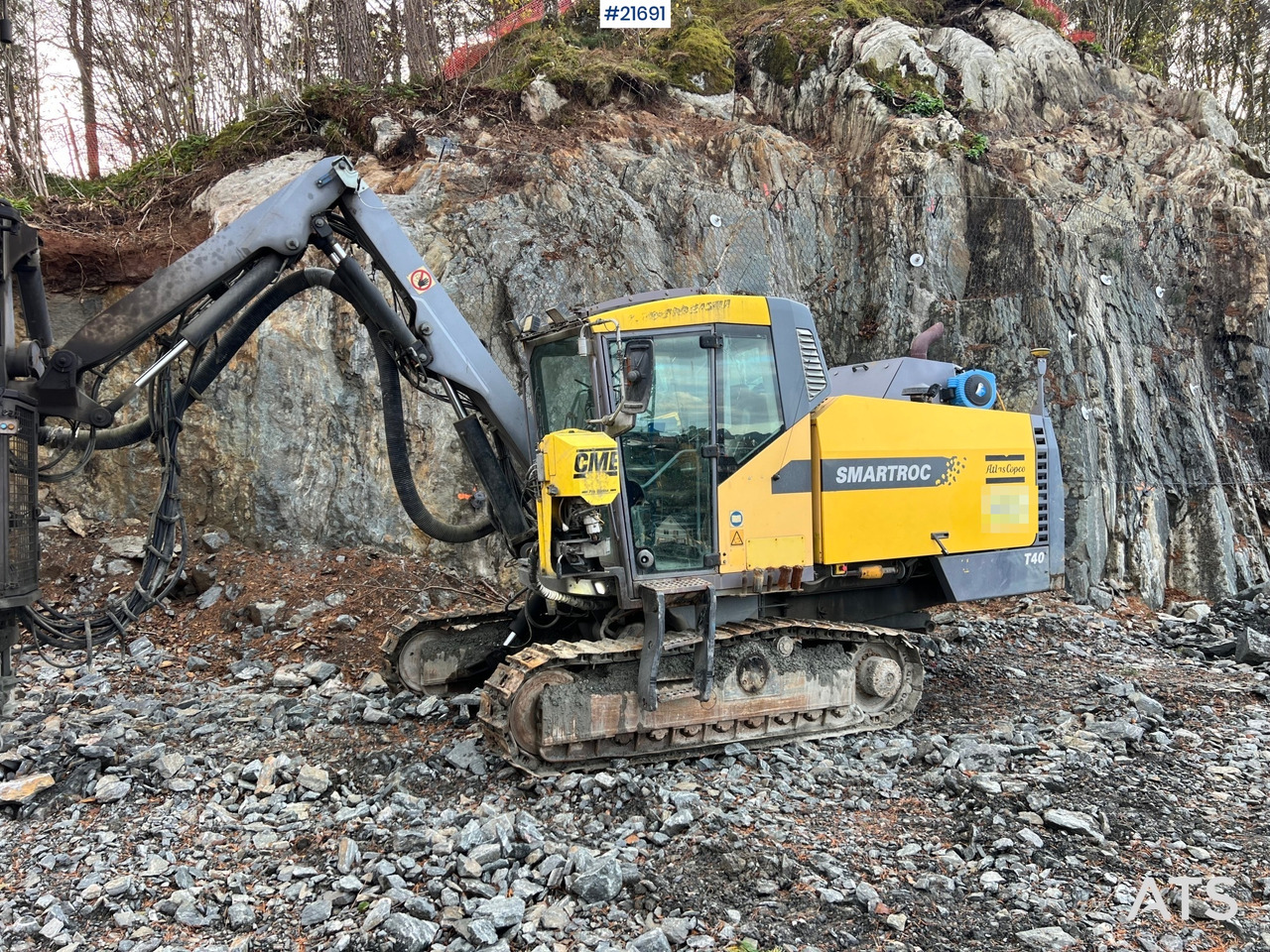 Atlas Copco Smartroc T40-11 borerigg m/2540 hammer,CME sliper og gps - Drilling rig: picture 3 Atlas Copco Smartroc T40-11 borerigg m/2540 hammer,CME sliper og gps - Drilling rig: picture 3