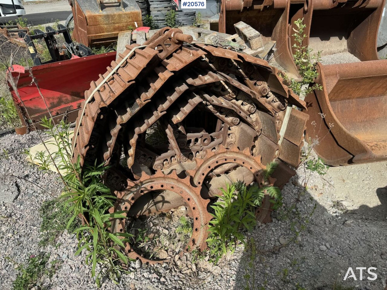 Belter og sprocket. Belter og sprocket. - Undercarriage parts for Construction machinery: picture 1 Belter og sprocket. Belter og sprocket. - Undercarriage parts for Construction machinery: picture 1