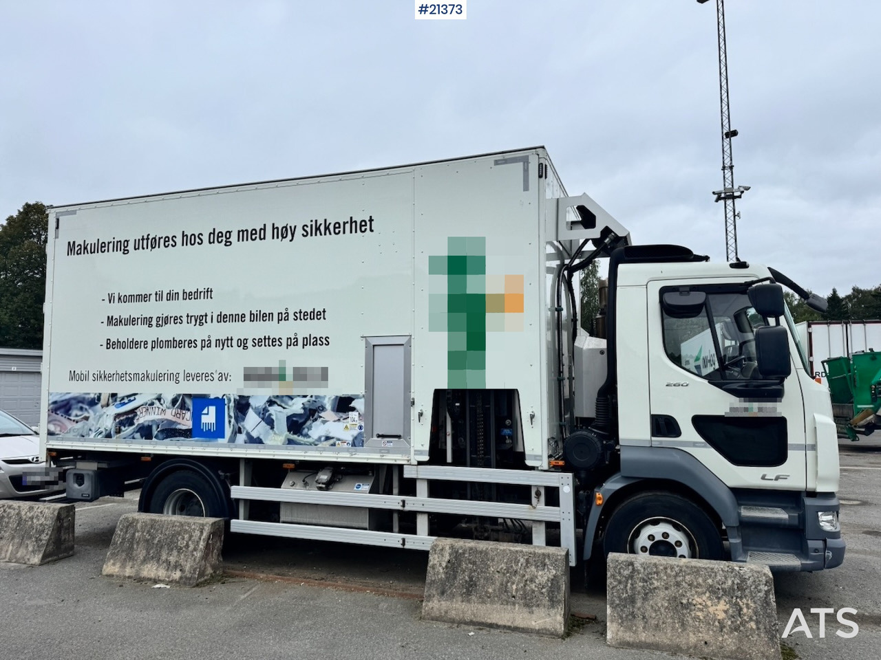 DAF LF 260 - Industrial waste shredder, Truck: picture 5 DAF LF 260 - Industrial waste shredder, Truck: picture 5