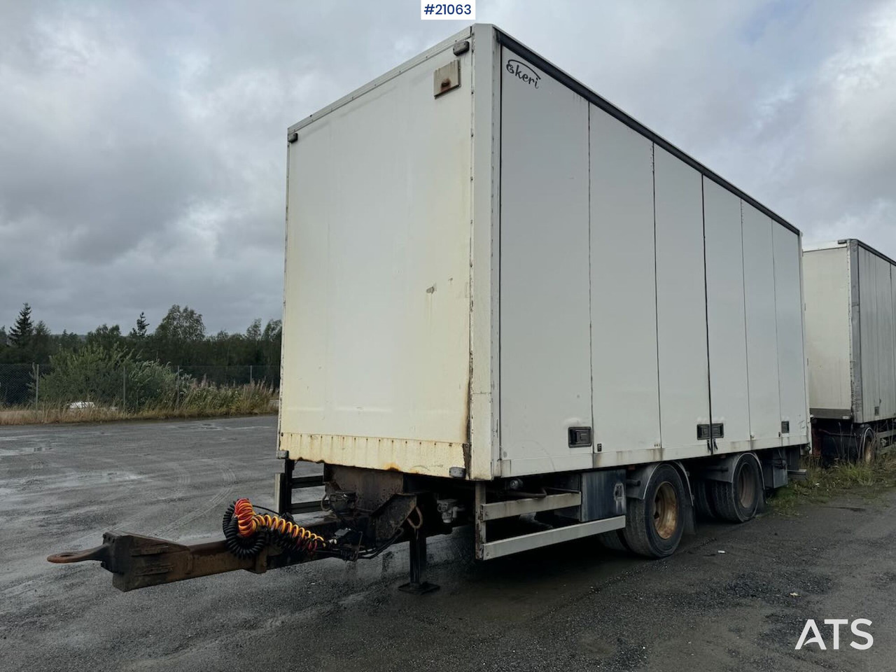 Ekeri l2 2-akslet skaphenger - Closed box trailer: picture 1 Ekeri l2 2-akslet skaphenger - Closed box trailer: picture 1
