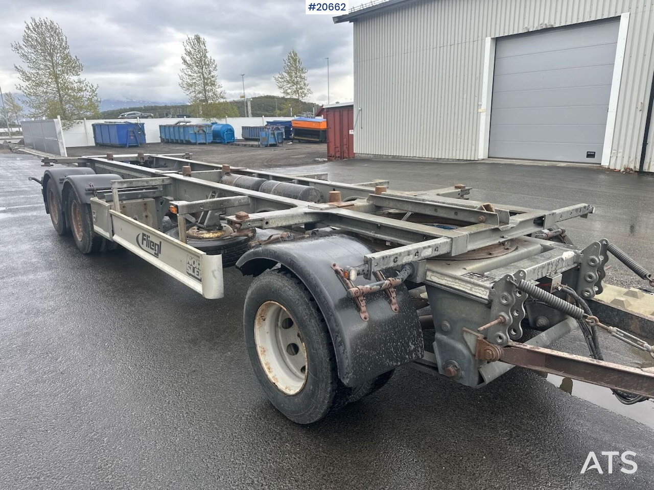 Fliegl containerhenger - Container transporter/ Swap body trailer: picture 1 Fliegl containerhenger - Container transporter/ Swap body trailer: picture 1