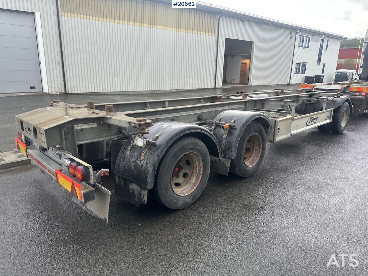 Fliegl containerhenger - Container transporter/ Swap body trailer: picture 3 Fliegl containerhenger - Container transporter/ Swap body trailer: picture 3