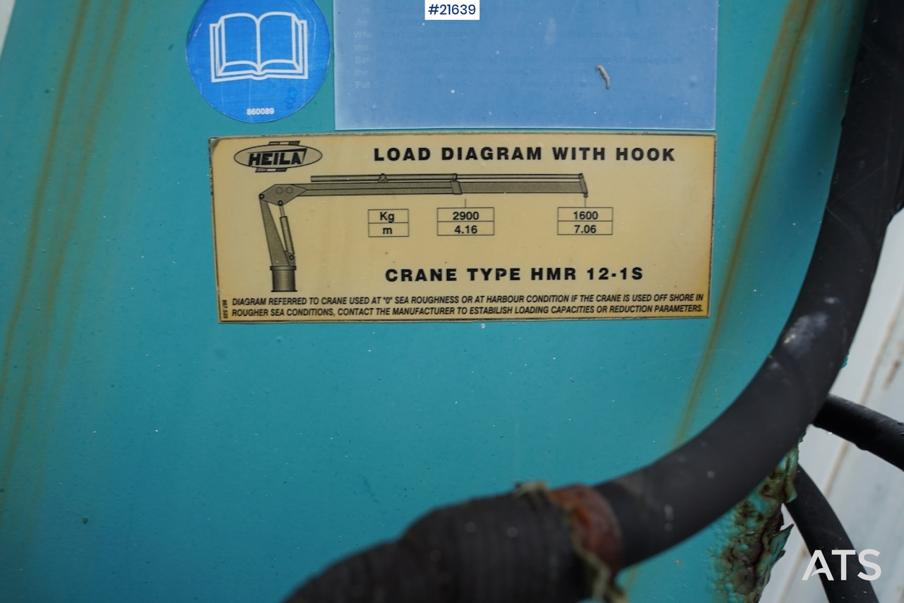 Heila Heila HMR12-1S kran med vinsj (stått på båt) leasing Heila Heila HMR12-1S kran med vinsj (stått på båt): picture 6