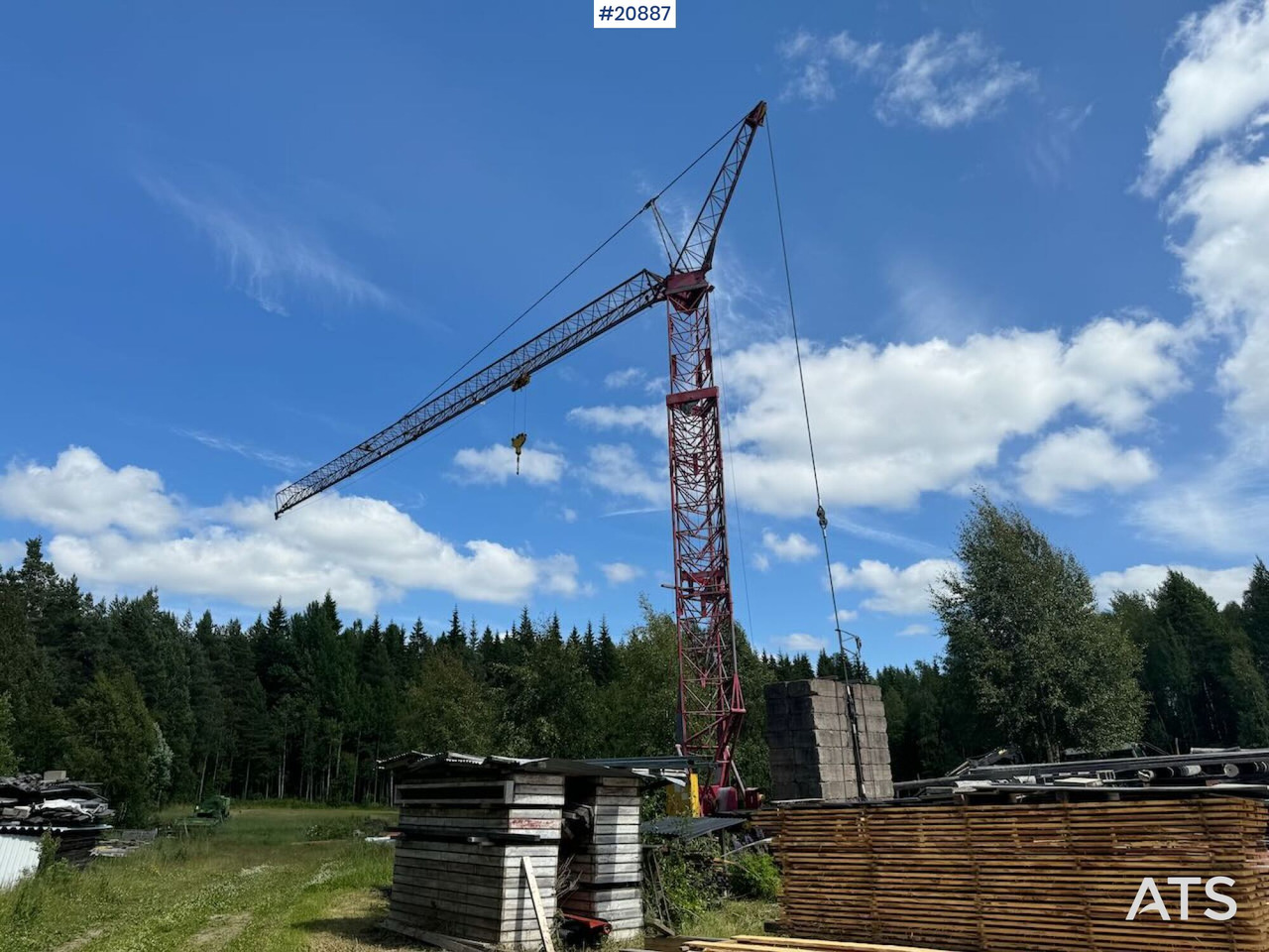 Krøll K35E Tårnkran - Tower crane: picture 1 Krøll K35E Tårnkran - Tower crane: picture 1