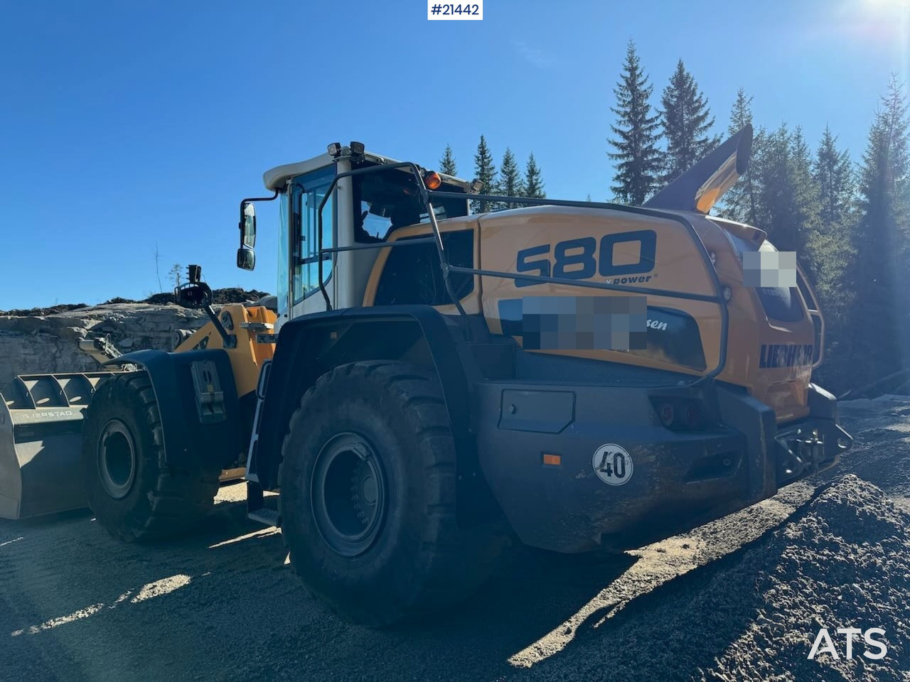 Wheel loader Liebherr L580: picture 6 Wheel loader Liebherr L580: picture 6