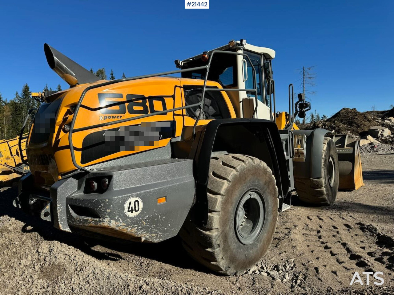 Wheel loader Liebherr L580: picture 8 Wheel loader Liebherr L580: picture 8