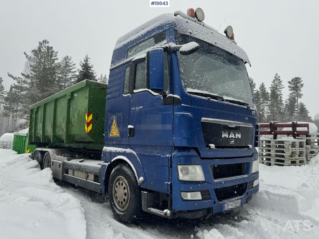 Hook lift truck MAN TGX 33.680: picture 36